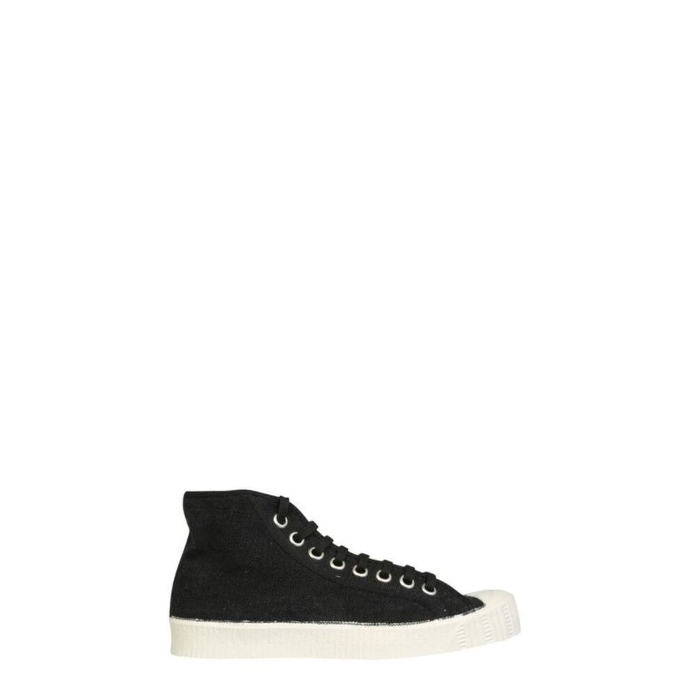 SPALWART High Top Canvas Sneakers Men BLACK